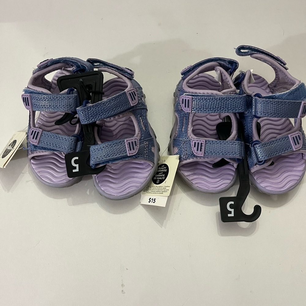 Sandals, New with tags, 2 pairs one price, Toddler Size 5